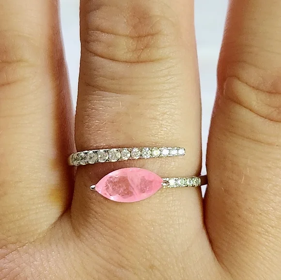 NWT BP 'Even Better Times' Smithsonite Genuine Quartz Sterling Silver Ring - 9 - Picture 8 of 11